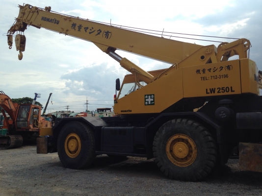 ขายด่วน !!!! รถเครน KOMATSU LW250L (25 ตัน) รถนอก มีเอกสารครบ สภาพสวย พร้อมใช้งาน (เจ้าของขายเอง) ขายด่วน !!!! รถเครน KOMATSU LW250L (25 ตัน) รถนอก มีเอกสารครบ สภาพสวย พร้อมใช้งาน (เจ้าของขายเอง)