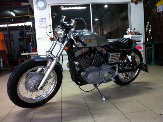 ขออนุญาติขาย HARLEY DAVIDSON TWIN PLUG 1200 Caf&eacute; Racer ทะเบียนแท้เลขสวยครับ