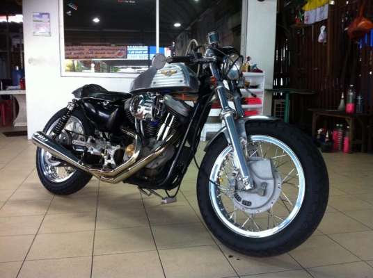 ขออนุญาติขาย HARLEY DAVIDSON TWIN PLUG 1200 Caf&eacute; Racer ทะเบียนแท้เลขสวยครับ