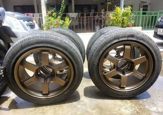ขอบ17  te37  พร้อมยางหน้า8หลัง9