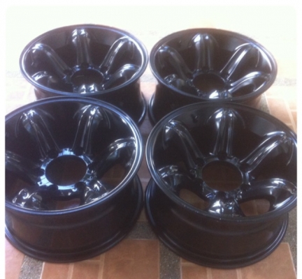 ล้อเล็บเหยี่ยวแท้ ขอบ15 สีดำ สวยโหด ดุดัน