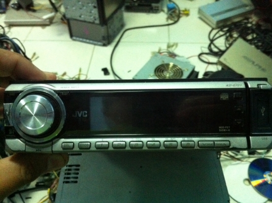 JVC KD-G725 24Bit USB MP3 CD FMคลื่นไทย ปรีเอ้า3ชุด มือ2
