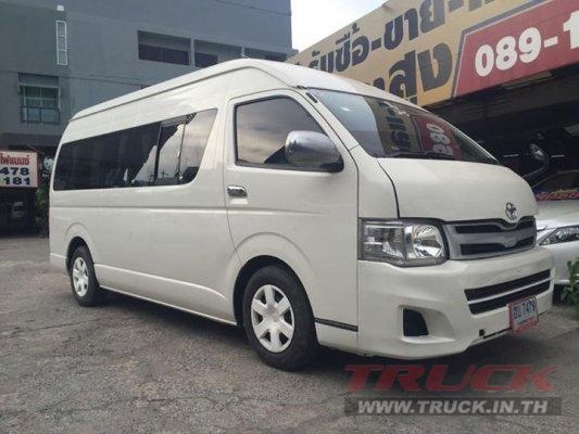 รถตู้TOYOTA COMMUTER เบนซิน CNG เกียร์ออโต้ ปี2012 ราคา  855,00 บาท แต่งวีไอพีเต็มๆ แอร์ไมโครบัส สนใจโทร 0922726669 คุณตันหยงค่ะ