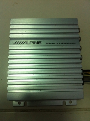 Power ALPINEDVA-7899J 4CH 50W วัตต์เต็ม ขนานนั้นฝ่ามือ มือ2 ญี่ปุ่น