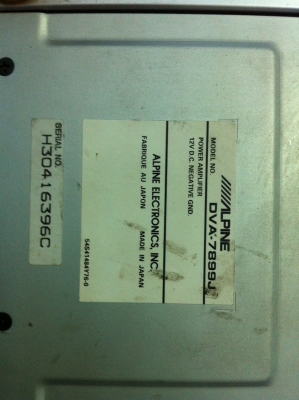 Power ALPINEDVA-7899J 4CH 50W วัตต์เต็ม ขนานนั้นฝ่ามือ มือ2 ญี่ปุ่น Power ALPINEDVA-7899J 4CH 50W วัตต์เต็ม ขนานนั้นฝ่ามือ มือ2 ญี่ปุ่น