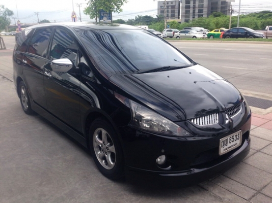 MITSUBISHI SPACE WAGON ปี 2007 รถสวยเดิม ติดแก็ส LPG หัวฉีด ชุดแต่งสเกริดรอบคัน ล้อ MAX กระจกไฟฟ้า เครื่อง ช่วงล่าง วิ่งดี จัดไฟแนนได้