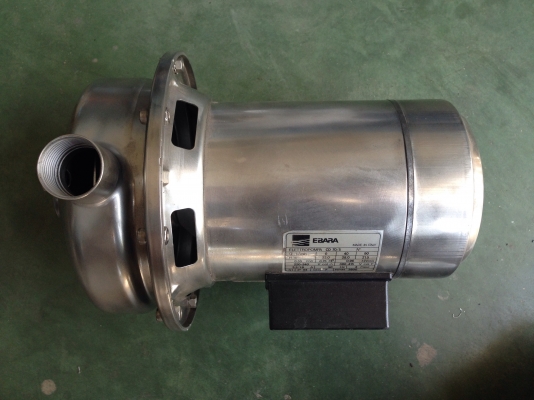 ขายปั้มน้ำสแตนเลสทั้งตัว Ebara 3/4HP. 380V ขนาด 1.5นิ้ว ออก 1นิ้ว สภาพสวยมาาก พร้อมใช้งาน