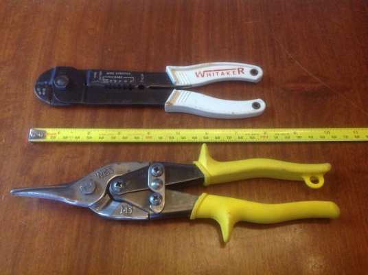 ขายกรรไกรตัดโลหะ Vintage Wiss M3 มี Pat.กำกับ พร้อมคีมปอกสาย