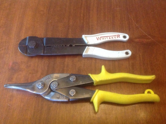 ขายกรรไกรตัดโลหะ Vintage Wiss M3 มี Pat.กำกับ พร้อมคีมปอกสาย