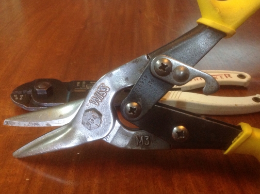 ขายกรรไกรตัดโลหะ Vintage Wiss M3 มี Pat.กำกับ พร้อมคีมปอกสาย