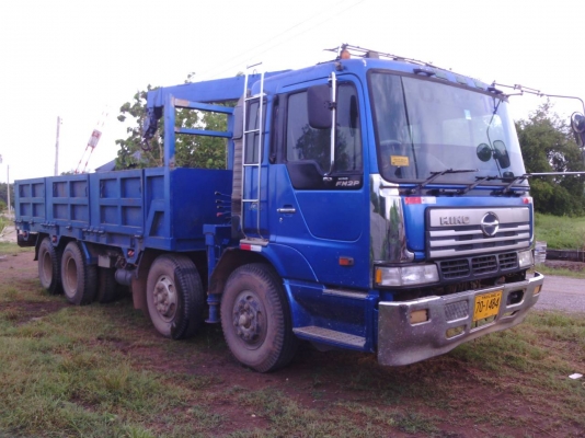 ขายรถโปรเฟีย12ล้อติดเครน5ตัน2ชัก3ปอกเครือง330แรง7.40เมตร