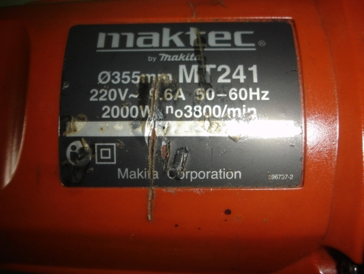 ขายแท่นตัดไฟเบอร์ 14 นิ้ว 2,000 วัตต์ Maktec รุ่น MT241