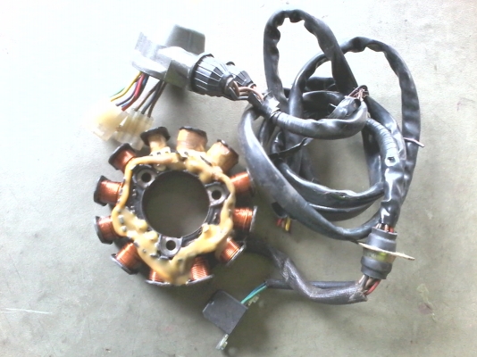 ขาย ชุดมัดไฟ พร้อม พั้นเซอร์ kawasaki 1100 เก่าญี่ปุ่น สายไฟตัดมาตอนรื้อต่อสายไฟนิดนึง