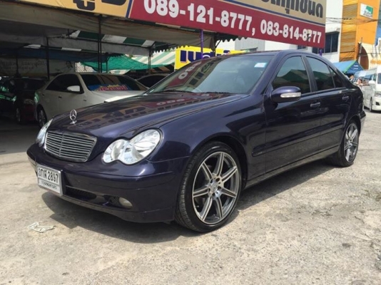 BENZ E CLASS  1.8 E 200 KOMPRSSOR ปี03สีน้ำเงิน เกียAT โทร 0877758887 นางคร้า