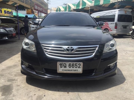 TOYOTA CAMRY 2.4V ปี07สีดำเกียAT ติดแกดLPG โทร0877758887 นาง ค่