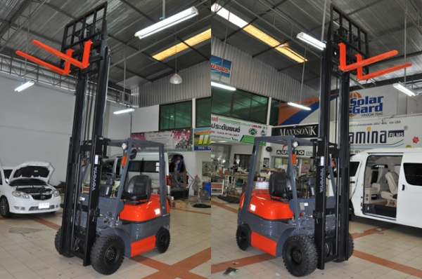 ขายรถโฟล์คลิฟท์มือสอง TOYOTA รุ่น 6FD18 ราคา 265,000 บาท นำเข้าจากประเทศญี่ปุ่น 100\% ไม่เคยใช้งานในไทย