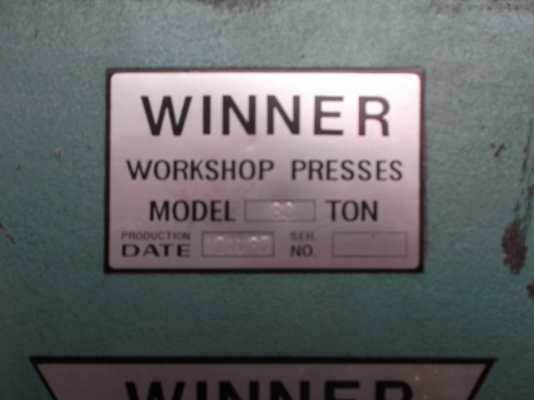 แท่นอัดไฮโดลิค 30ตันสภาพเหมือนใหม่ใช้งานได้ปกติ