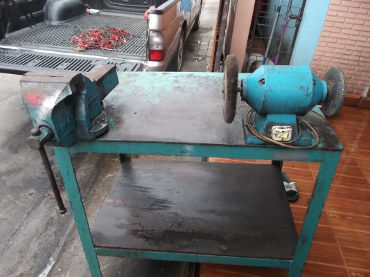 โต๊ะปากกาNO 6พร้อมหินเจีย2หัว(มอเตอร์หินเจียตองไปเช็คเอา)