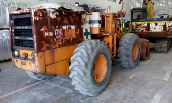 515 # 10901 7,250ชั่วโมง รถปี1980 38546กิโลเมตร บุ้งกี้ 1.4 คิว เก่าญี่ปุ่น