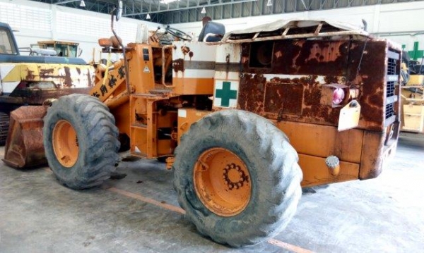 515 # 10901 7,250ชั่วโมง รถปี1980 38546กิโลเมตร บุ้งกี้ 1.4 คิว เก่าญี่ปุ่น