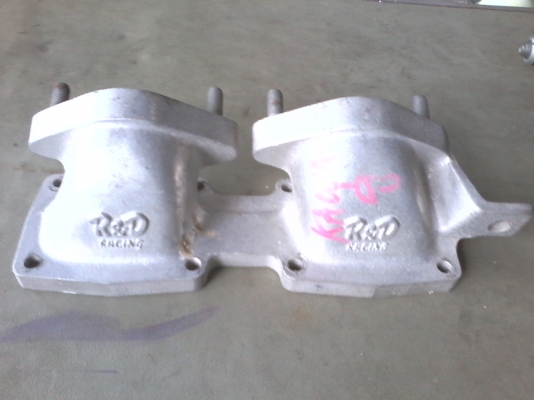 ขาย คอท่อแมนิโฟร์ jet ski kawasaki R&amp;D 650 คาร์บูคู่ สภาพสวยเก่า ญี่ปุ่น