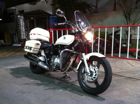 ขออนุญาติขาย Honda Phantom TA200 รุ่นพิเศษ Police รถปี52 สีขาวมุก ฟรีค่าโอน