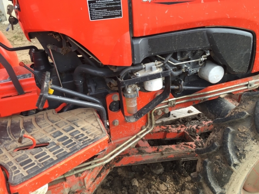 แทรคเตอร์คูโบต้า L3008 พร้อมใบดันดินตราช้าง และโรตารี่เก่าตามภาพ