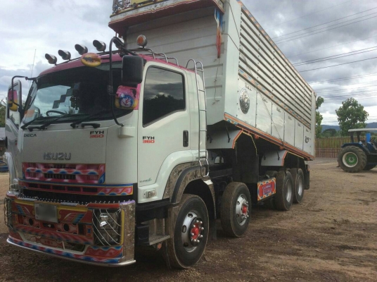 ขายรถพ่วง 24 ล้อ แม่-ลูก กระบะเนียมคอกเกษตรดั้ม อู่.ซี ที ทรัค ISUZU FYH 360 ปี.56-57 วิ้งแค่ 140000 กว่ากิโล รถสวย ราคาคุยกันครับ