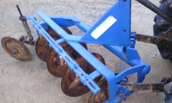 ขานรถไถแชมม์ 59 แรงม้า พร้อมอุปกรณ์ 4 อย่าง ใบดัน โรตารี่ หาง 6 คราด