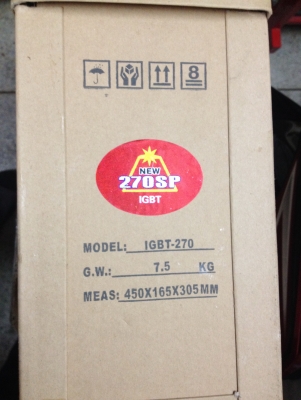 ตู้เชื่อม อินเวอร์เตอร์ BERALA มินิตู้เบา มีสายสะพายข้าง แรงไฟ 270A  MMA