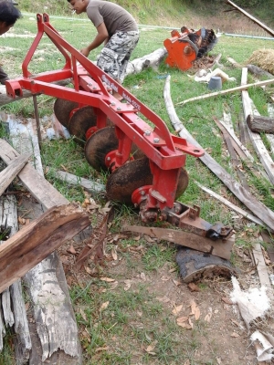 ขายตามสภาพพาน4ใบ20นิ้วLCSติดมากับรถไถ45แรงคูโบต้าลดเหลือ15500บาท