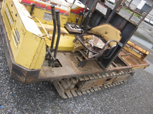 ขายถูก-รถบรรทุกตีนตะขาบ YANMAR: YCT 25W-1 มีวิ๊นสำหรับลากท่อนไม้/ซุง ได้ดี แทรคเหล็ก