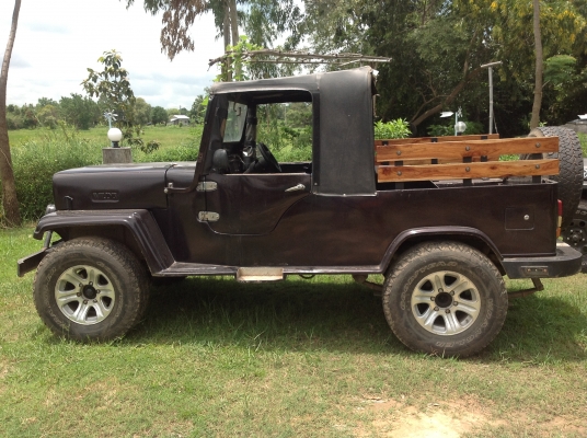 WILLY  JEEP เครื่องTOYOTA-4S เกียร์ AUTO แม๊ก 15" ขับ2 พวงมาลัยเพาเวอร์พร้อมเครื่องเสียง