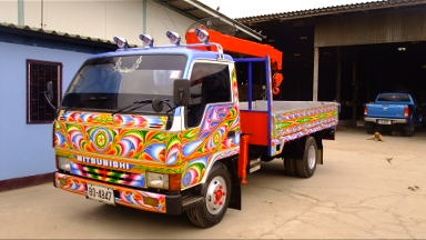 ขายหกล้อ มิตซู แครนเตอร์ รถสภาบใหม่ ป้ายแอง ติดเครนเก่าญี่ปุ่น    ninsai 2.5 v T แท้ รถห้างไทย ปี39 หัวเดิมห้าง