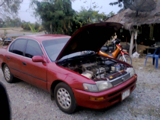 ขายเก๋งTOYOYA AE-101 รถบ้านสภาพดี เครื่อง1.6L ไฟฟ้าทั้งคัน หัวฉีด แอร์ พ.เพาเวอร์  Cd MT พร้อมใช้พร้อมโอน