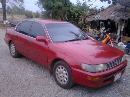 ขายเก๋งTOYOYA AE-101 รถบ้านสภาพดี เครื่อง1.6L ไฟฟ้าทั้งคัน หัวฉีด แอร์ พ.เพาเวอร์  Cd MT พร้อมใช้พร้อมโอน