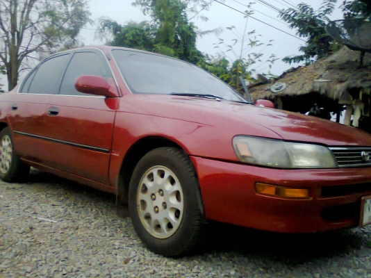 ขายเก๋งTOYOYA AE-101 รถบ้านสภาพดี เครื่อง1.6L ไฟฟ้าทั้งคัน หัวฉีด แอร์ พ.เพาเวอร์  Cd MT พร้อมใช้พร้อมโอน