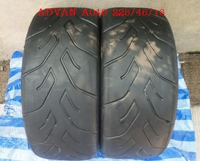 ยางซอฟ 225/45/16 YOKOHAMA A048 คู่ละ 2,700