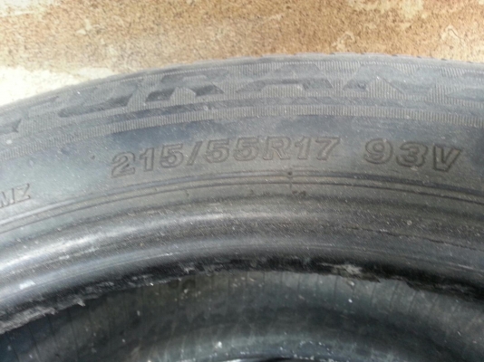 ขายยาง BS 215/55-17 ปี08