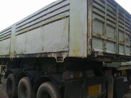 เซมิดั้มยาว12ม.3คานแท้ๆฝาข้างเรียบ คัสซีสวย ช่วงล่างสวย