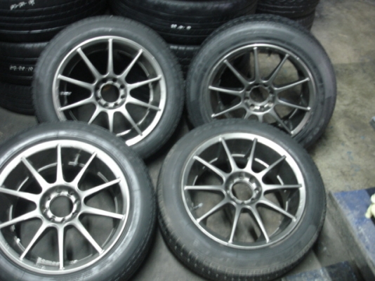 ล้อแท้ ENKAI RF1 ขอบ15X7 et38เเถมยางเเละน็อตให้อีก1ชุด