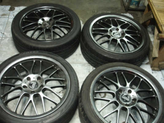 ล้อแท้WEDS NOVARISRF1 ขอบ18X7.5 et48เเถมยางให้ด้วยอีก1ชุด