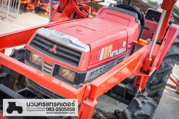 รถแทรคเตอร์ Mitsubishi MT33 4WD รุ่นใหม่ พร้อมบุ้งกี๋ตัก ทั้งชุด ราคา 305,000 บาท
