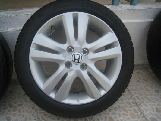 ขายล้อแม็กเดิม Honda Jazz 16"x6" 4รู 100+ยางปี 10 (081-3747940)