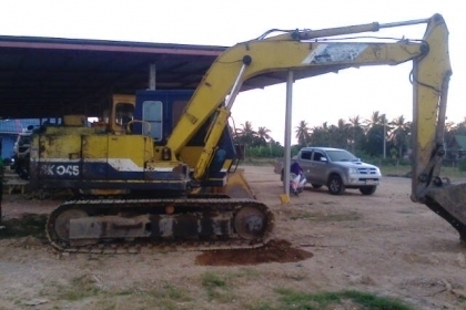 KOBELCO 045MACK I เครื่องISUZU4สูบเทอร์โบ ปั้มK3V