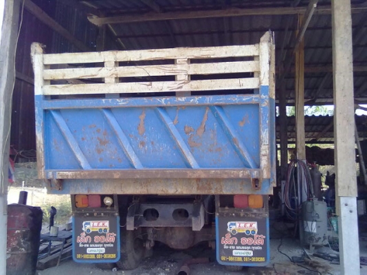 ขายรถ 10 ล้อ 2 เพลา กระบะเหล็กดั้ม HINO FM3MNLD เครื่องM10C เกียร์เดิม กระบะสวย สนใจโทร