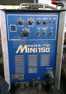 Sell>> ตู้เชื่อมทิก TIG Pansonic MINI 150 ใช้งานได้ดี พร้อมถัง นครปฐม