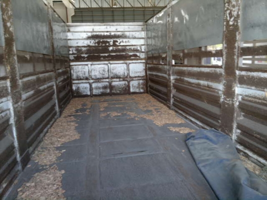 ขายลูกพ่วง 3 เพลา กระบะเหล็กคอกเกษตรไม่ดั้ม อู่.ไทยรุ่งกลกาล ยาว.7.20 สูง.2.40 เมตร สภาพสวย