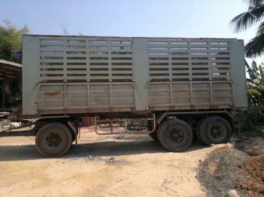 ขายรถพ่วง 22 ล้อ 2 เพลา แม่-ลูก กระบะเหล้กคอกเกษตรดั้ม HINO F18 วางเครื่อง.P11C 320 แรง สภาพรถสวย ราคาคุยกันได้