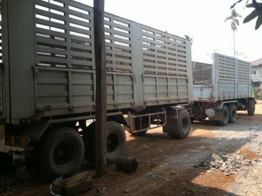 ขายรถพ่วง 22 ล้อ 2 เพลา แม่-ลูก กระบะเหล้กคอกเกษตรดั้ม HINO F18 วางเครื่อง.P11C 320 แรง สภาพรถสวย ราคาคุยกันได้